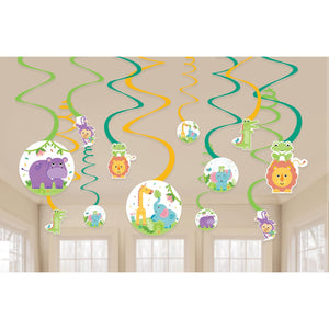 Decorations - Hanging Swirls Fisher Price Hello Baby Swirls Hanging Decoration 12pk