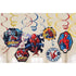 Spider-Man Webbed Wonder Swirl Decorations 12pk