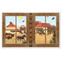 Western Window Decorations Props 96cm x 157cm Each