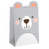 1st Birthday Bear Paper Treat Bags 20cm x 11cm 8pk