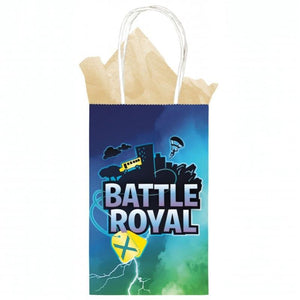 Amscan_OO Games & Favors - Favor Boxes, Shreds, Treat & Loot Bags Battle Royal Kraft Bags 8pk