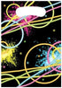 Glow Party Loot Bags Plastic 22cm x 16cm 8pk