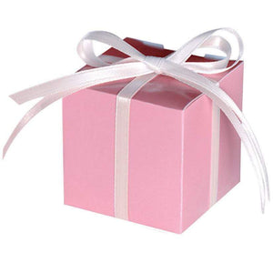 Amscan_OO Games & Favors - Favor Boxes, Shreds, Treat & Loot Bags New Pink Paper Favor Boxes Mega Pack 6cm 100pk