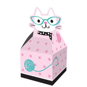 Amscan_OO Games & Favors - Favor Boxes, Shreds, Treat & Loot Bags Purrfect Party Favor Treat Boxes Cardboard 23cm x 9cm 8pk