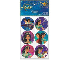 Amscan_OO Games & Favors - Favors, Activity Kit & Stickers Aladdin Stickers 24pk