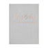 Baby in Bloom Grey Suede My Baby Foiled Guest Book 21cm x 16cm Each