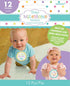 Baby Shower Stickers Milestone 12pk