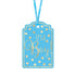 Blue Foil Stamped Paper Tags 25pk