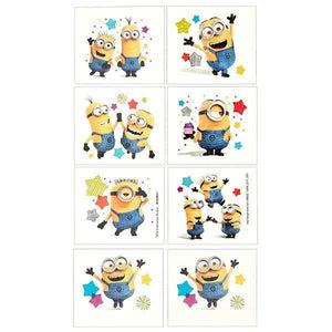 Amscan_OO Games & Favors - Favors, Activity Kit & Stickers Despicable Me Tattoos 5cm x 4cm 8pk