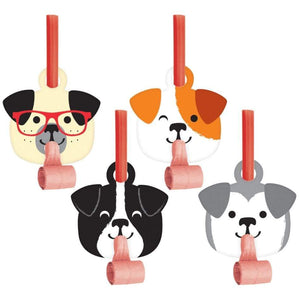 Amscan_OO Games & Favors - Favors, Activity Kit & Stickers Dog Party Blowouts with Medallions 8pk