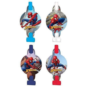 Amscan_OO Games & Favors - Favors, Activity Kit & Stickers Spider-Man Webbed Wonder Blowouts 12cm 8pk