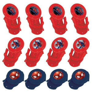 Amscan_OO Games & Favors - Favors, Activity Kit & Stickers Spider-Man Webbed Wonder Mini Disc Shooter 12pk