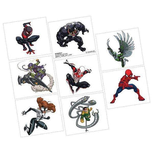 Amscan_OO Games & Favors - Favors, Activity Kit & Stickers Spider-Man Webbed Wonder Tattoos 8pk