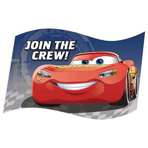 Amscan_OO Games & Favors - Invitations & Thank You Cards Cars 3 Invitations 8pk