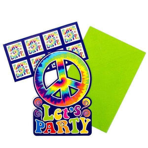 Amscan_OO Games & Favors - Invitations & Thank You Cards Feeling Groovy Postcard Invitation 8pk
