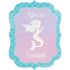 Mermaid Shine Iridescent Invitations Postcard Style 15cm x 11cm 8pk