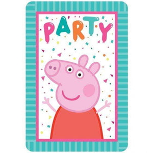 Amscan_OO Games & Favors - Invitations & Thank You Cards Peppa Pig Confetti Party Postcard Invitations 8pk