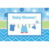 Shower with Love Boy Postcard Invitations 11cm 8pk
