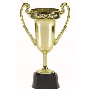 Amscan_OO Games & Favors - Medals, Ribbons & Trophy Goal Getter Trophy Cup Gold & Black 23m x 13cm Each