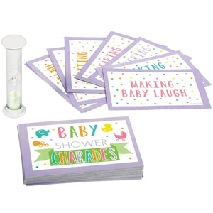 Amscan_OO Games & Favors - Pinatas & Party Game Baby Shower Charades Game Each