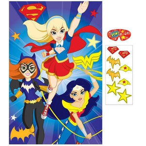 Amscan_OO Games & Favors - Pinatas & Party Game DC Super Hero Girls Party Game Each