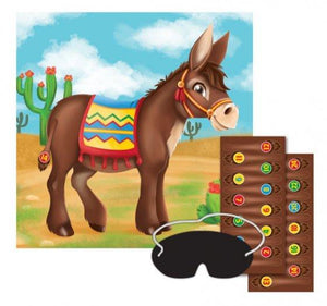 Amscan_OO Games & Favors - Pinatas & Party Game Pin the Tail on the Donkey Game Each