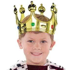Amscan_OO Hats & Headwear - Halos, Crown & Tiara Crown Jewelled Child Size Each