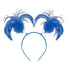 Blue Headbopper Ponytail 20cm x 12.7cm Each