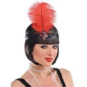 Amscan_OO Hats & Headwear - Headbands & Boppers Gatsby Girl Feather Headband Each
