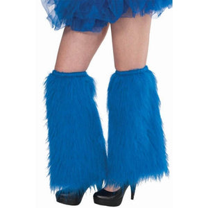 Amscan_OO Hosiery & Tutus - Socks & Legwarmers Blue Plush Leg Warmers 1 Pair