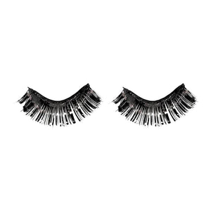 Amscan_OO Make Up & Prosthetics - EyeMakeUp, Lash Black Tinsel Eyelashes 1.2cm x 2.5cm Each
