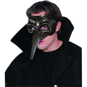 Amscan_OO Mask - Masquerade Mask Venetian Raven Mask Each