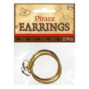 Amscan_OO Props - Pirates Pirate Hoop Earrings Each