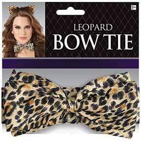 Amscan_OO Suspenders, Ties & Belts - Bow Ties Leopard Deluxe BowTie Each