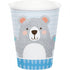 1st Birthday Bear Cups Paper 266ml 8pk