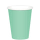 Amscan_OO Tableware - Cups Cool Mint Bright Pink Paper Cups 266ml 20pk