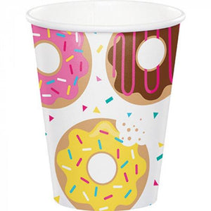 Amscan_OO Tableware - Cups Donut Time Cups Paper 266ml 16pk