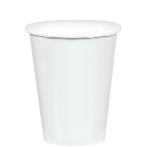 Amscan_OO Tableware - Cups Frosty White Bright Royal Blue Paper Cups 266ml 20pk