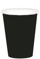 Amscan_OO Tableware - Cups Jet Black Silver Paper Cups 266ml 20pk