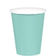 Amscan_OO Tableware - Cups Robin's Egg Blue New Pink Paper Cups 266ml 20pk