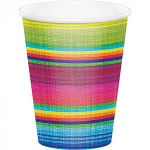 Amscan_OO Tableware - Cups Serape Cups Paper Fiesta 266ml 8pk