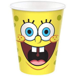 Amscan_OO Tableware - Cups SpongeBob Paper Cups 266ml 8pk
