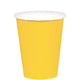 Amscan_OO Tableware - Cups Yellow Sunshine Apple Red Paper Cups 266ml 20pk
