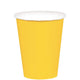 Amscan_OO Tableware - Cups Yellow Sunshine Navy Paper Cups 266ml 20pk