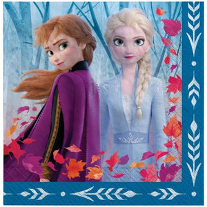Amscan_OO Tableware - Napkins Frozen 2 Elsa and Anna Lunch Napkins 16pk