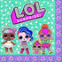 LOL Surprise Lunch Napkins 33cm 16pk