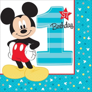 Amscan_OO Tableware - Napkins Mickey Mouse Fun To Be One Lunch Napkins 33cm 16pk