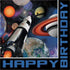 Space Blast Happy Birthday Lunch Napkins 16pk
