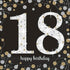 Sparkling Celebration 18th Happy Birthday Lunch Napkins 33cm 16pk