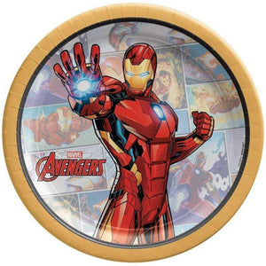 Amscan_OO Tableware - Plates Avengers Unite Iron Man Paper Plates 17cm 8pk